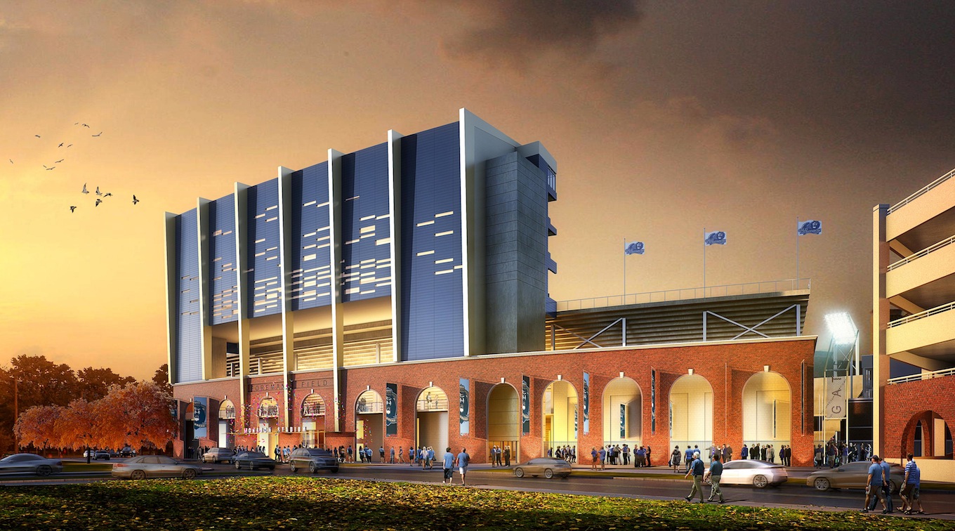 S B Ballard Construction Co Submits P3 Proposal For New Football The S B Ballard Construction Co In Virginia Beach Submitted A Proposal Tuesday To Build New Football Stadium For Old Dominion University